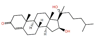 16b,20xi-Dihydroxycholest-4-en-3-one